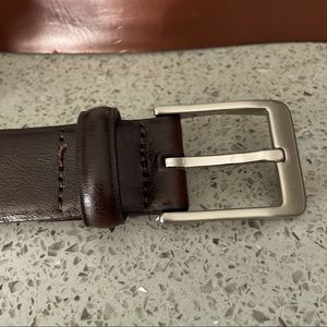 Men’s Penguin Brown Leather Belt